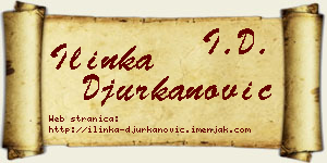 Ilinka Đurkanović vizit kartica